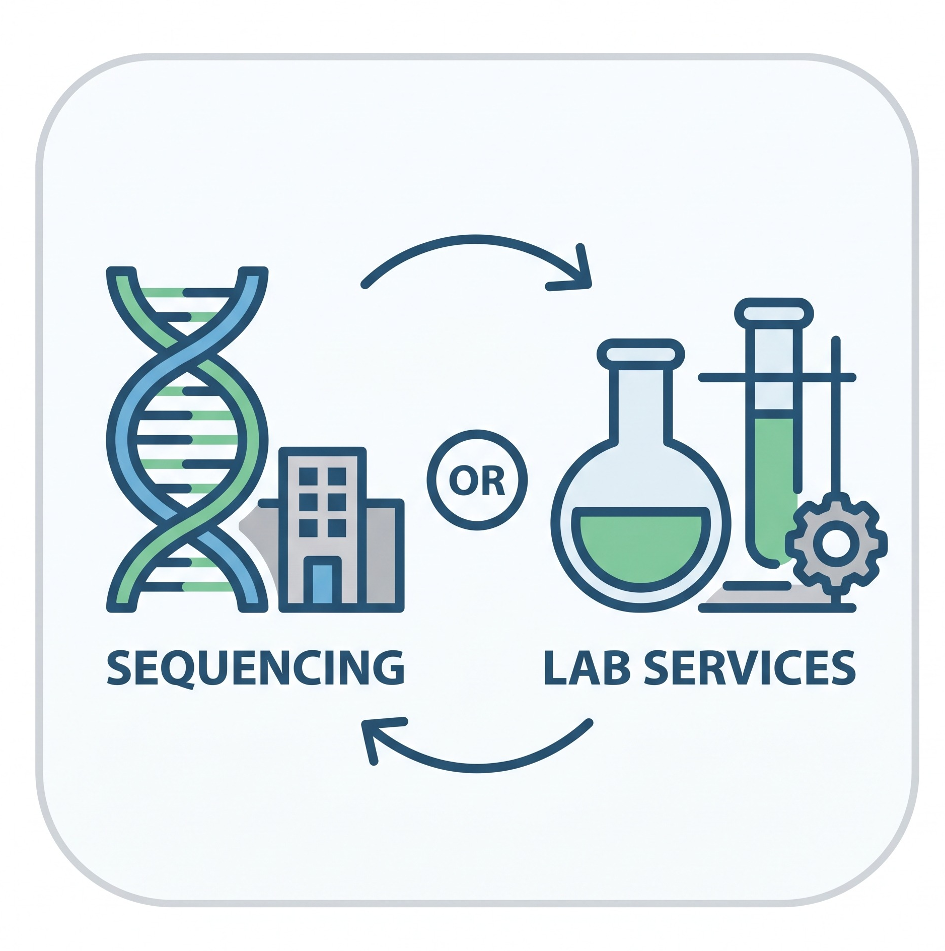 Sequencing and lab services icon